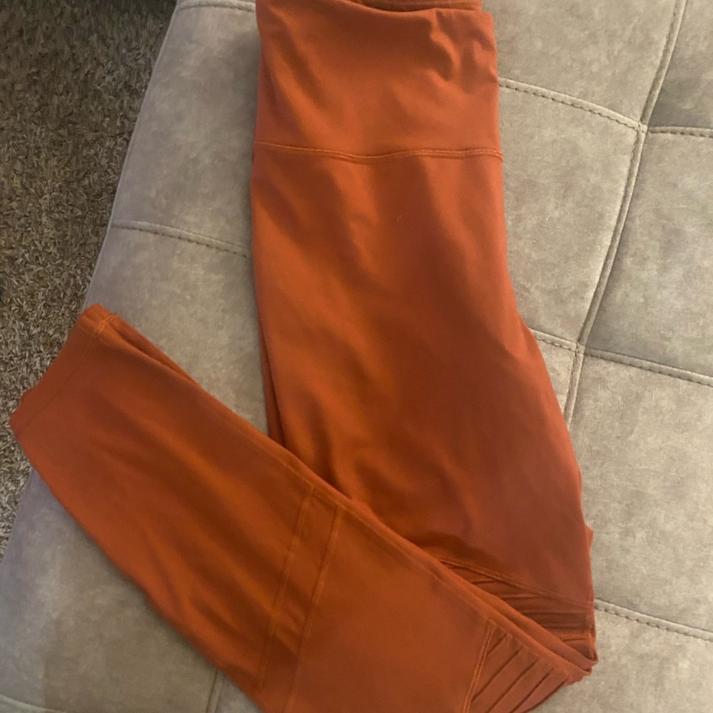 Burnt Red Active Leggings